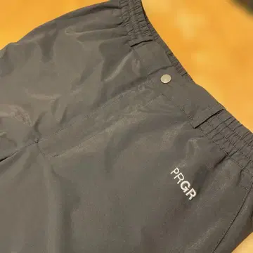 PRGR 블랙 사이드 라인 팬츠