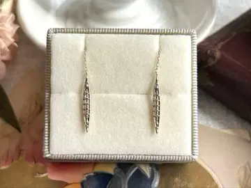 K10 다이아 체인 귀걸이 아메리칸 귀걸이 미로아 10금
