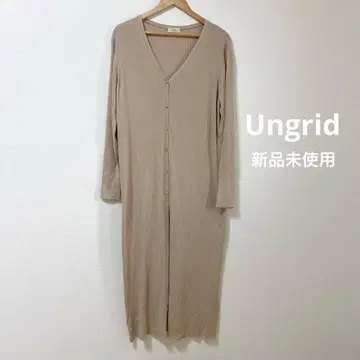 Ungrid 하이 게이지 니트 롱 가디건