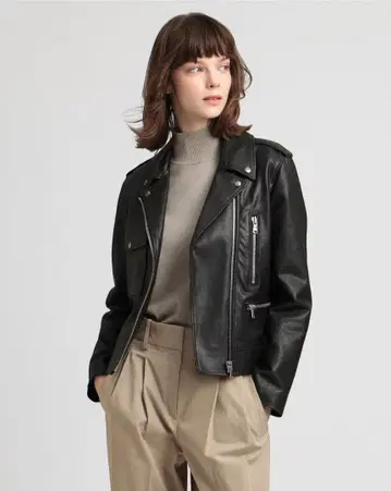 띠어리 럭스 HARL LEATHER SONNY 더블 라이더 자켓