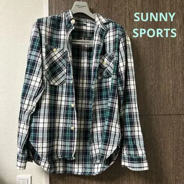 SUNNY SPORTS 체크 무늬 셔츠 S