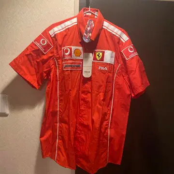 타임세일 FILA 제 Ferrari 반팔 셔츠 L