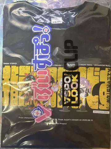 VSPO! LOOK CLIP 지시 불필요 TEE L 사이즈