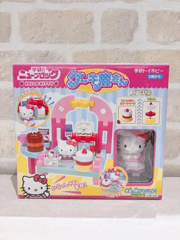 초레어 학연 뉴 블록 케이크 가게 헬로키티 산리오 키티 인형