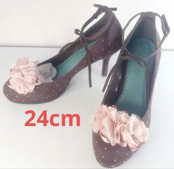 완판템 MAYLA 펌프스 24cm 메디 스트로베리 다크 펌프스 단종