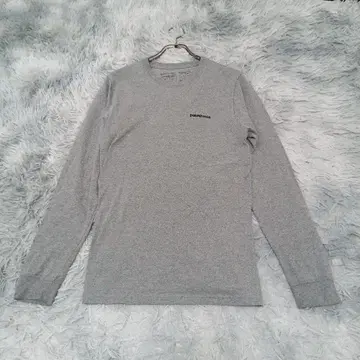 인기! 파타고니아 롱T P-6 로고 레스폰서빌리티 그레이