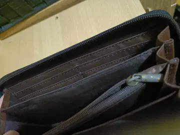 블랙 크로커다일풍 장지갑