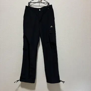adidas 블랙 워크 팬츠 사이드 스트라이프 여성용