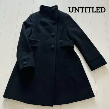 UNTITLED 캐시미어 혼방 울 롱 코트 사이즈 2/M