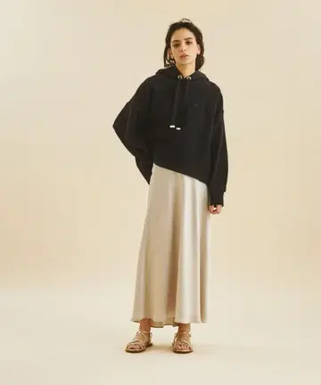 그레이스 콘티넨탈 새틴 바이어스 롱 스커트