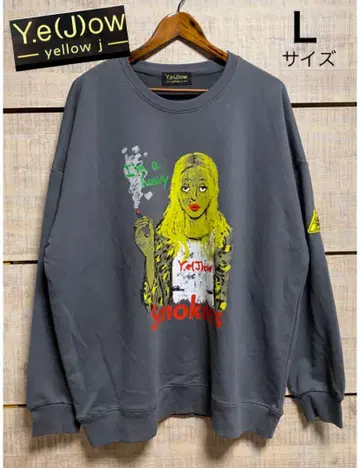 Y.e(J)ow SMOKING GIRL 트레이닝복 남성용 새상품 L