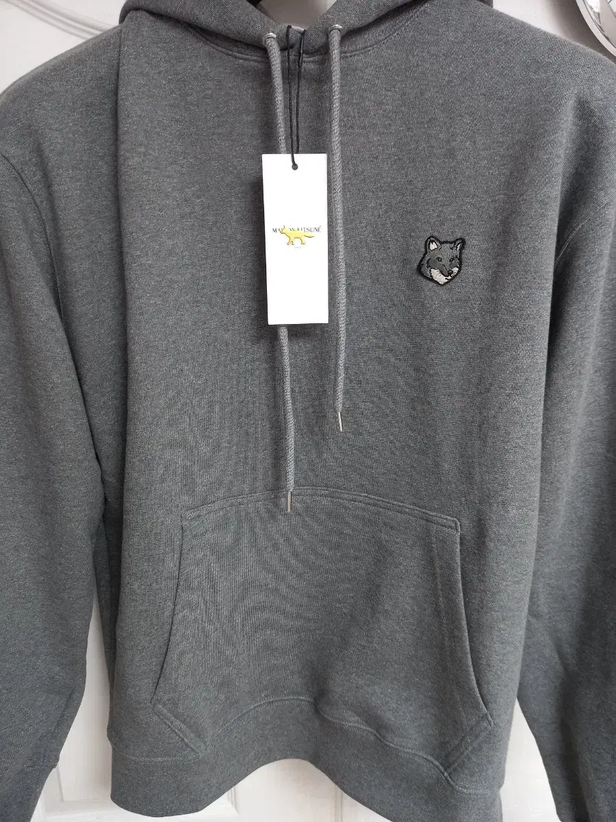 New) Maison Kitsuné Grey Fox Hoodie