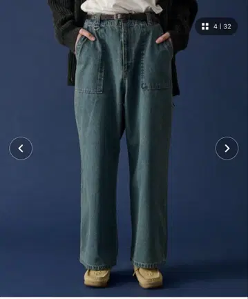 WIDE BAKER DENIM PANTS / 와이드 베이커 데님 팬츠