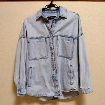 ZARA 라이트 블루 데님 자켓 XS