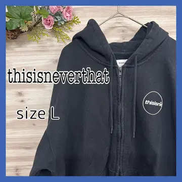 thisisneverthat 네버댓 지퍼 후드티 헤비웨이트