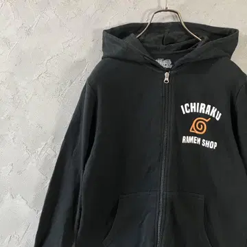 빈티지 후드티 풀 집업 NARUTO 코믹스 백 프린트 IW3