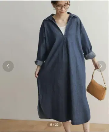 URBAN RESEARCH DOORS 데님 스키퍼 원피스