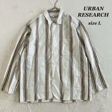 URBAN RESEARCH 어반 리서치 ( L ) 스트라이프 셔츠 겉옷