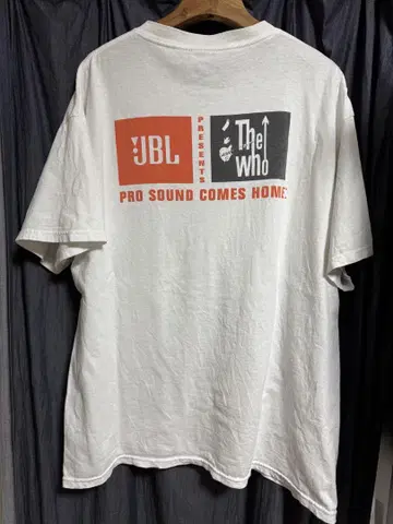 레어 JBL The who 콜라보 빈티지 T셔츠