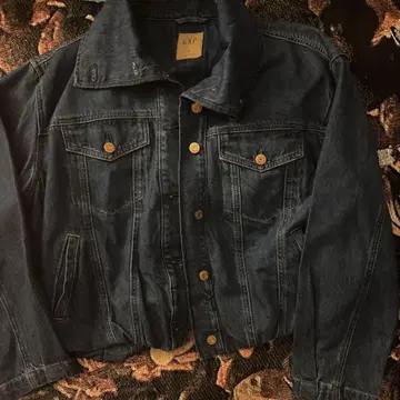 gap 데님 자켓 오버 사이즈 버블 자켓