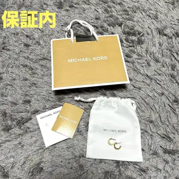 MICHAEL KORS 골드 후프 귀걸이 세트