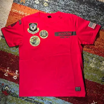 AVIREX 레드 T셔츠 L 사이즈