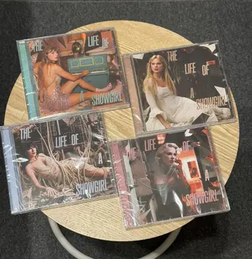 THE LIFE OF A SHOWGIRL 한정판 CD 4매 세트