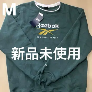 미사용 새상품 Reebok 그린 맨투맨 택 포함 짙은 그린 M