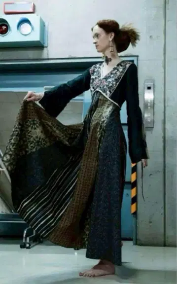 FUMIE=TANAKA 패치 롱 원피스 21SS