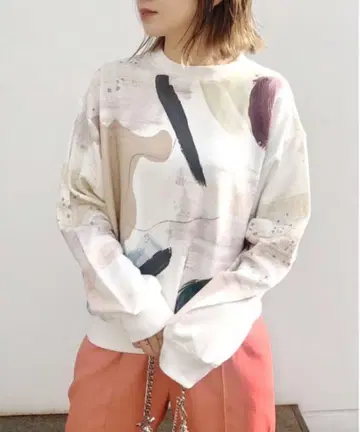 MARY PAINTING SWEAT 아메리 맨투맨 AMERI