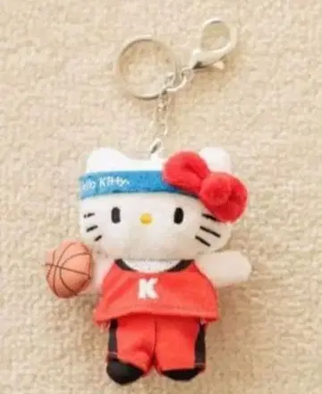 [ 새상품 ] .st 로리즈팜 토이 키링 3 농구 키티