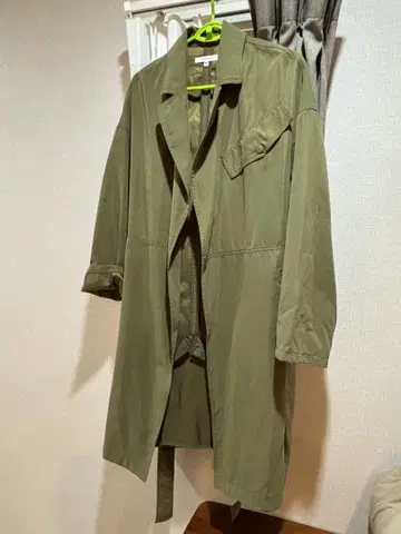 MOUSSY 트렌치코트 사이즈 2 올리브