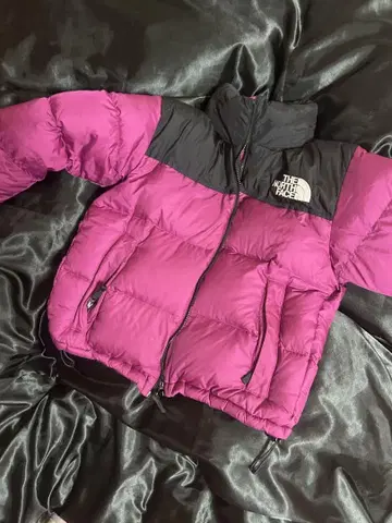 THE NORTH FACE 다운 자켓 S 퍼플/블랙