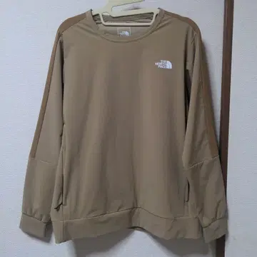 THE NORTH FACE 베이지 긴팔 티셔츠 L