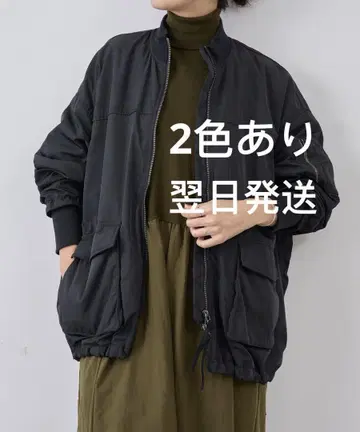 BEARDSLEY 플레어 MA-1 블루종