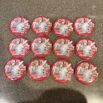 [당일 발송] 보호 필름 부착 달마이즈갓 콜라보 카페 캔뱃지 12개