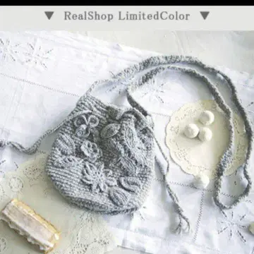 TSUHARU 페루 니트 숄더백