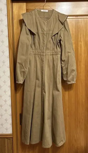 MOUSSY 패널 데님 롱 드레스 데님 원피스