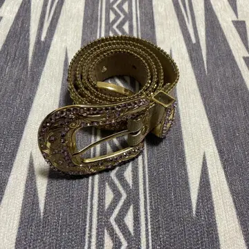 b.b.simon 골드 스톤 장식 벨트