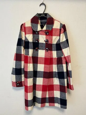 Lois Crayon 체크 무늬 코트