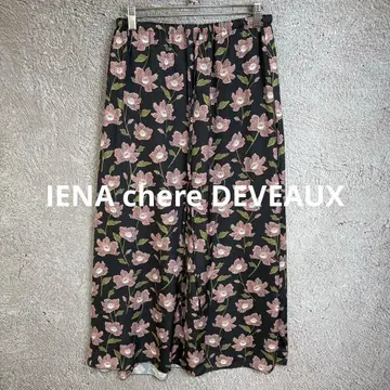 IENA chere DEVEAUX 프린트 슬릿 스커트