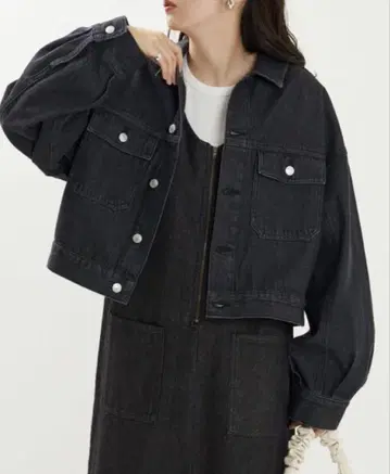 새상품급 FREAK'S STORE 숏 데님 자켓