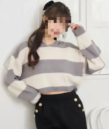 ems RETRO GIRL 보더 숏 NT 후디