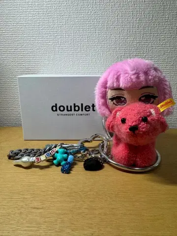 doublet 최애 인형 키체인