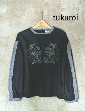tukuroi SUN VALLEY 츠쿠로이 산바레 자수 풀오버