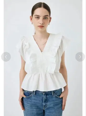 moussy 페플럼 상의