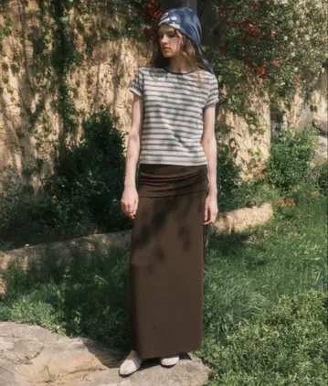 CITTA 롱 스커트 한국