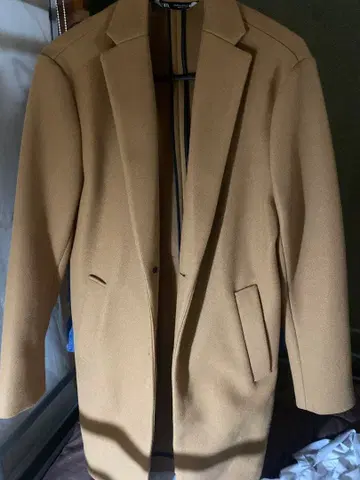 ZARA 베이지 체스터 코트 XS