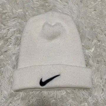 90s 나이키 니트 모자 화이트