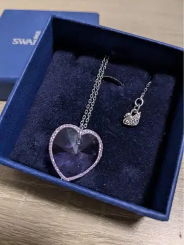 Swarovski 하트 모양 목걸이